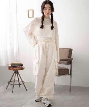 ホワイト　モデル:163cm F着用