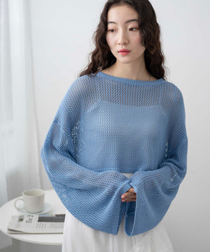 ブルー モデル：163cm F着用