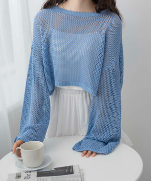 ブルー モデル：163cm F着用