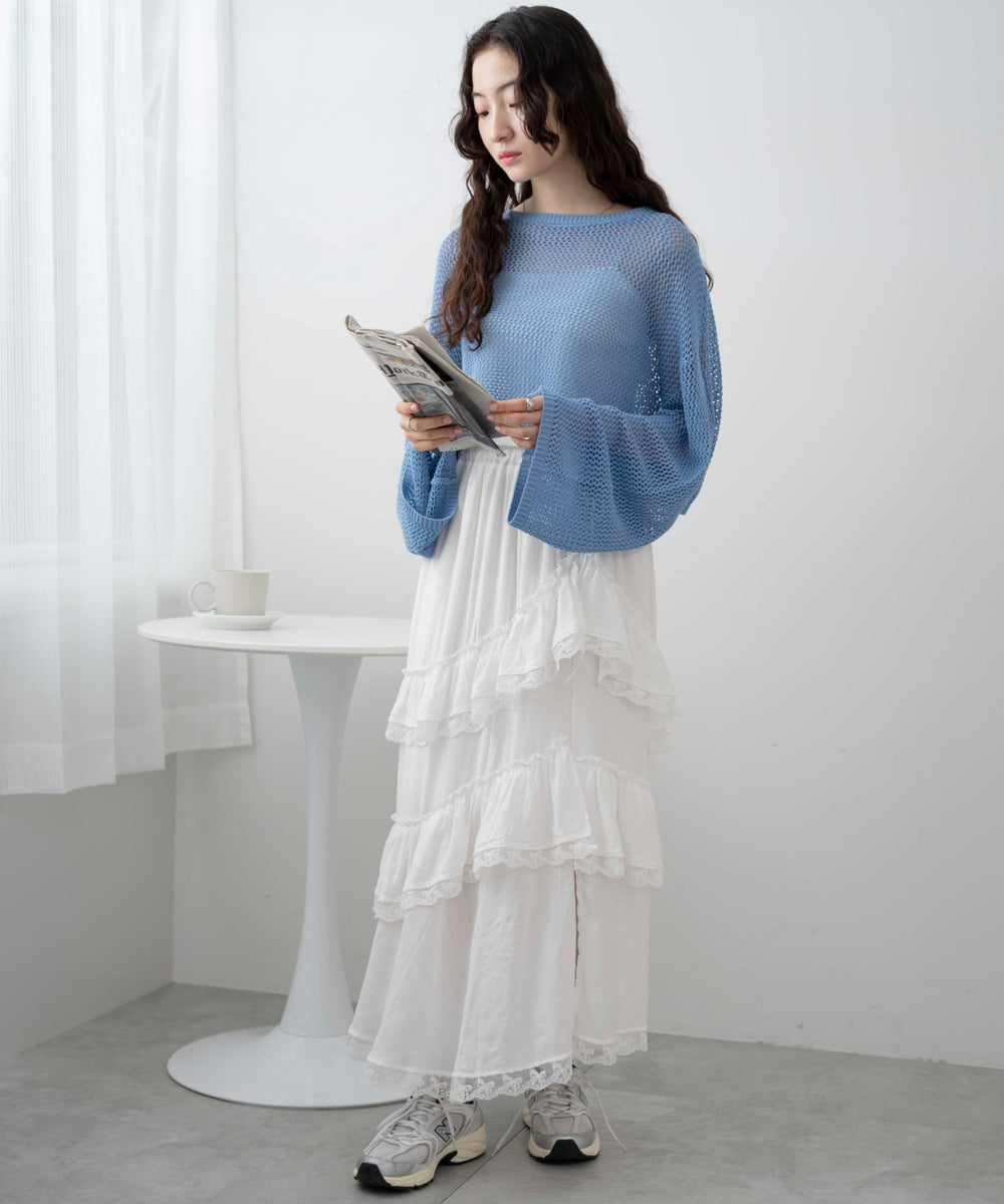 ブルー モデル：163cm F着用