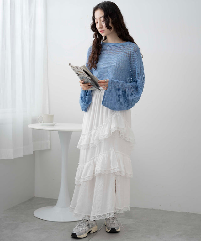 ブルー モデル：163cm F着用