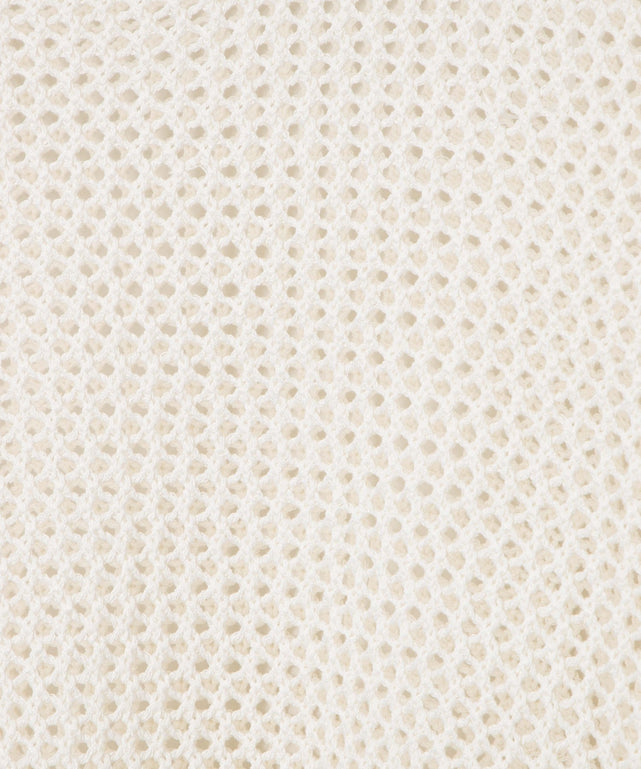 ショートメッシュニットプルオーバー