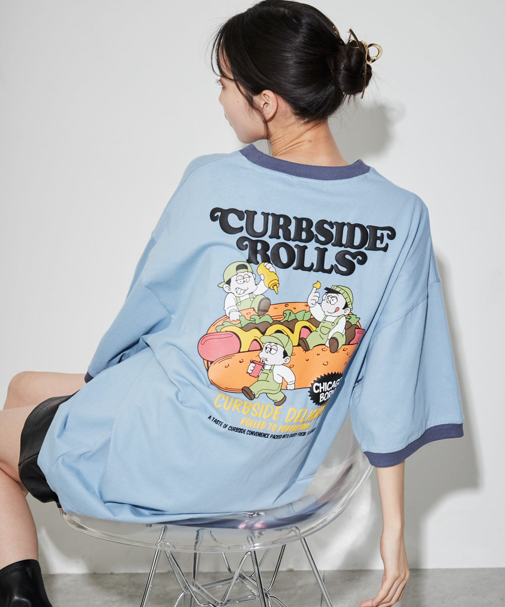 ブルー モデル：165cm L着用