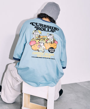 ブルー モデル：174cm L着用