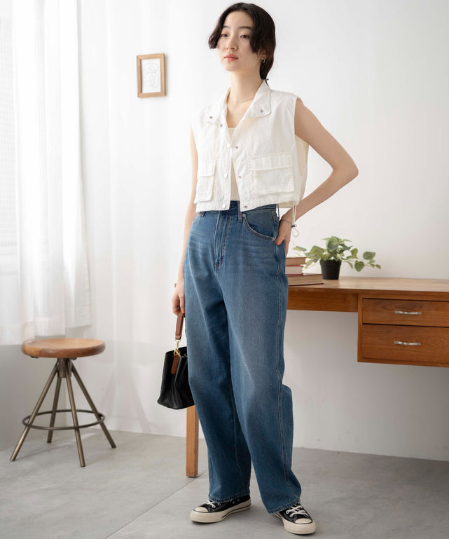 ホワイト　モデル:163cm F着用