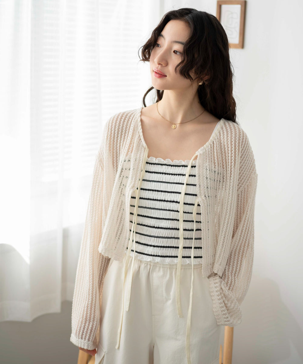 ホワイト モデル：163cm F着用