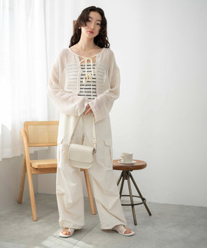 ホワイト モデル：163cm F着用