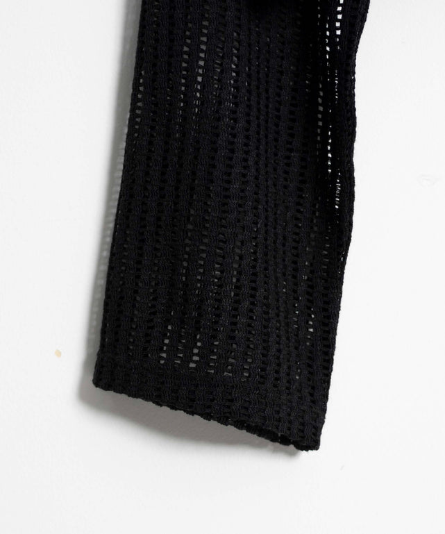 メッシュリボンカーディガン