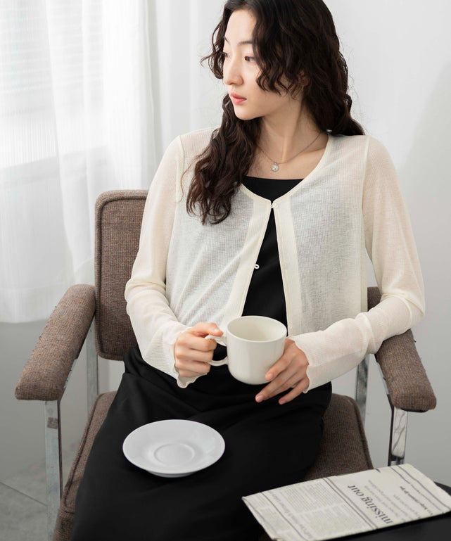 ホワイトアイボリー モデル：163cm F着用