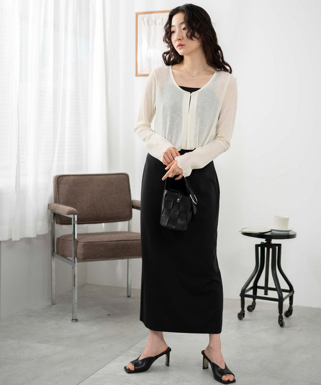 ホワイトアイボリー モデル：163cm F着用