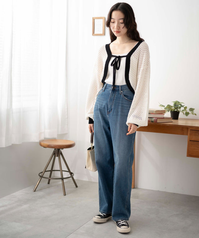 ホワイト　モデル:163cm F着用