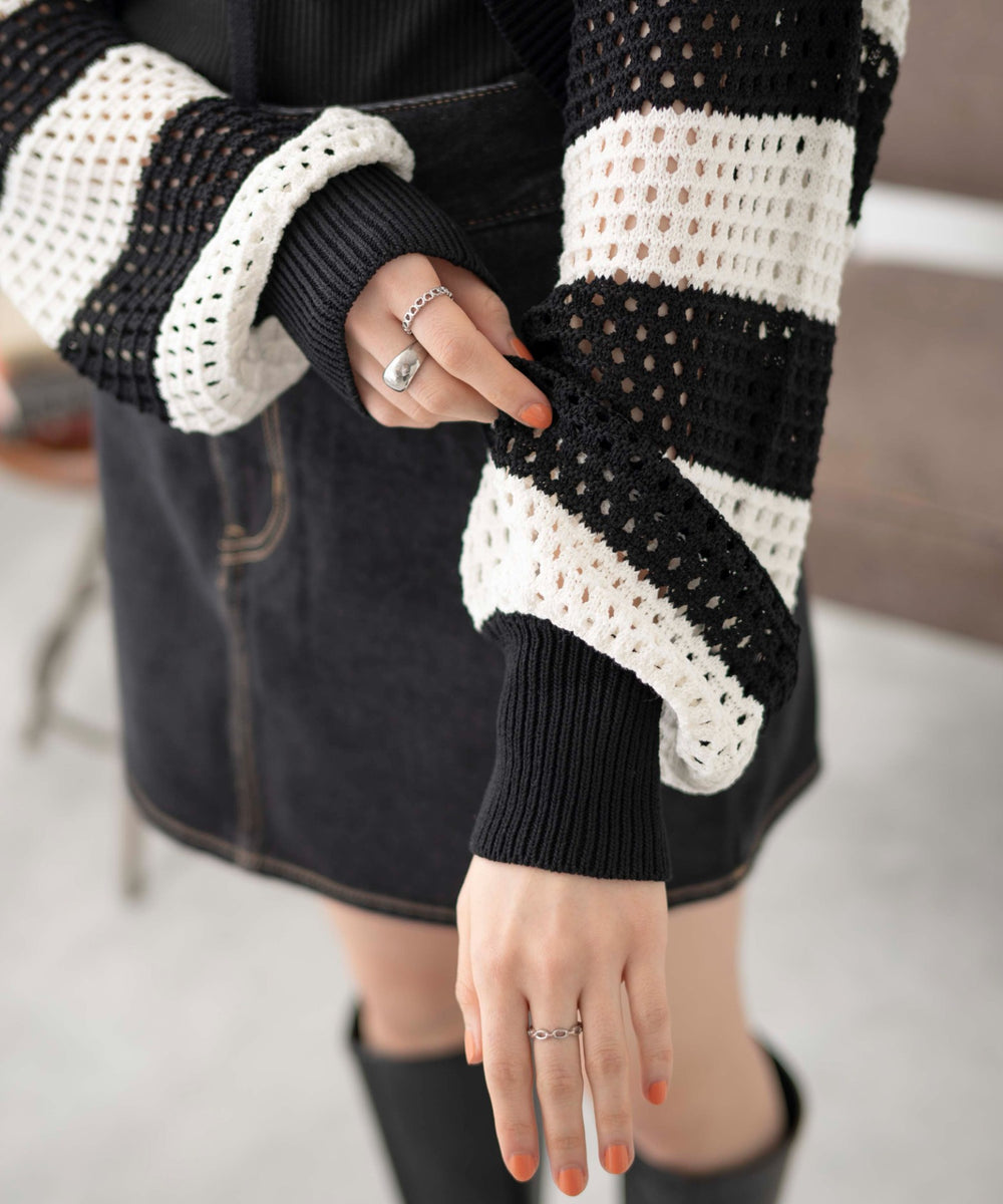 ブラックボーダー　モデル:163cm F着用