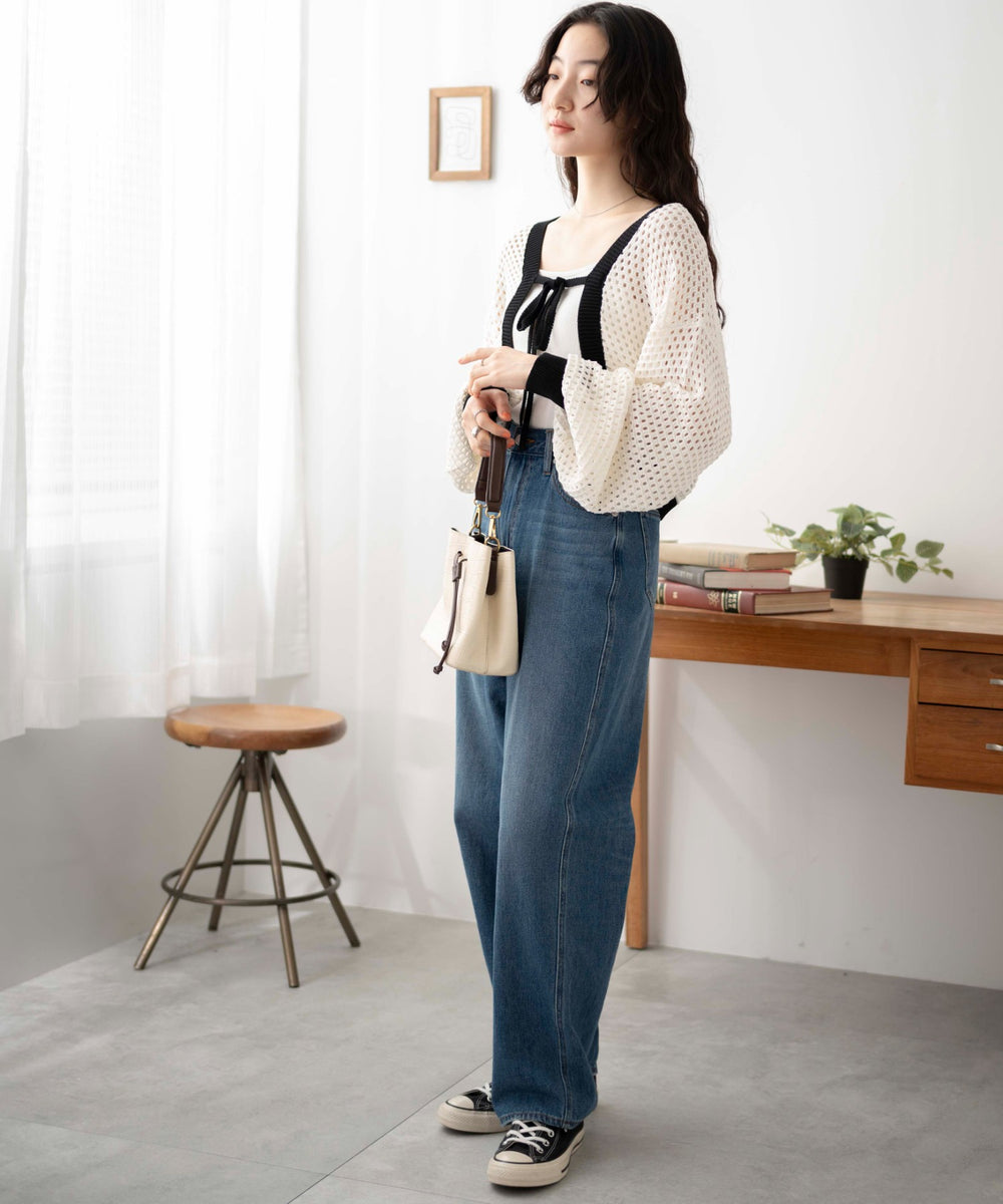 ホワイト　モデル:163cm F着用