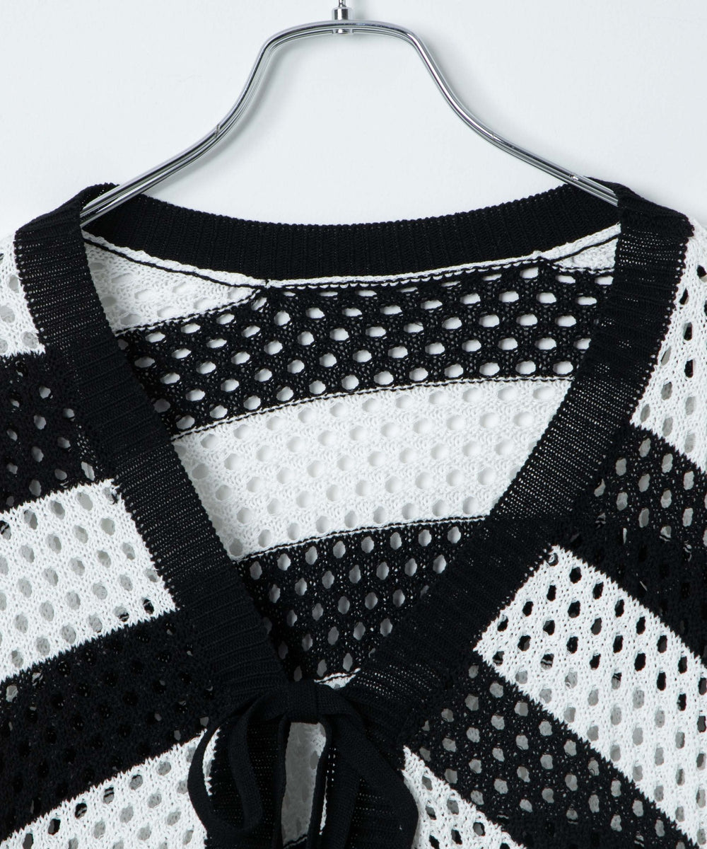 メッシュリボンボレロ