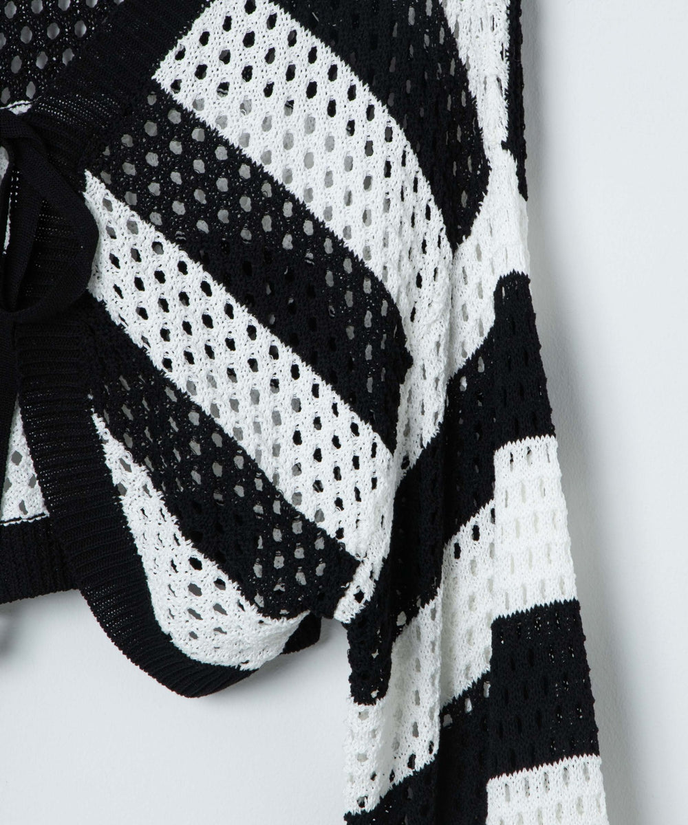 メッシュリボンボレロ