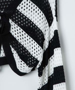 メッシュリボンボレロ