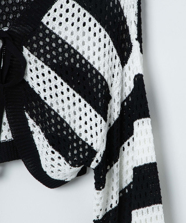 メッシュリボンボレロ