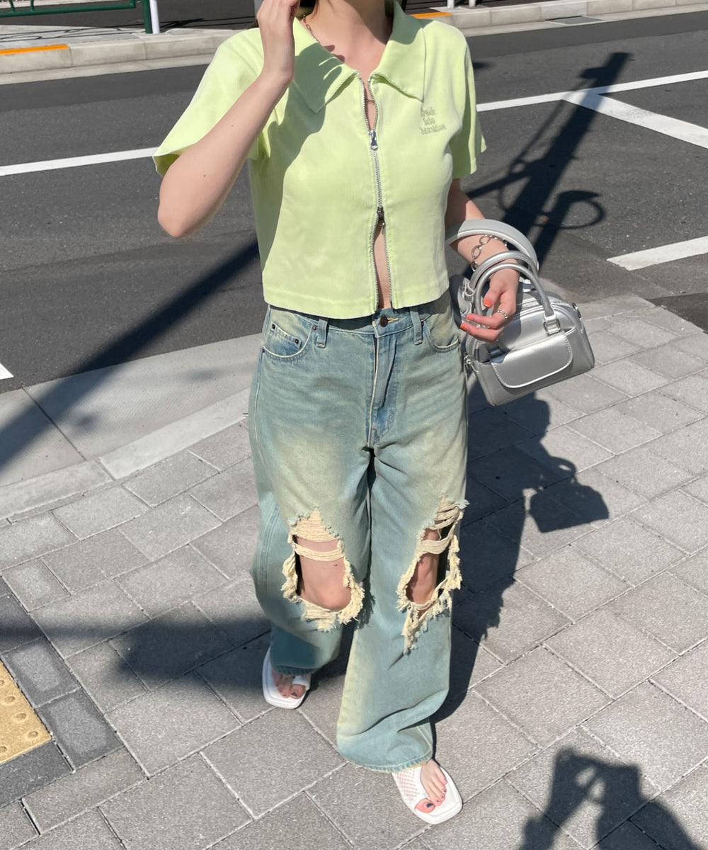 ライム　モデル:155cm F着用