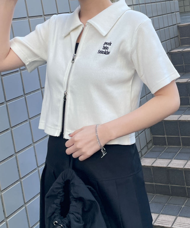 ホワイト 　モデル:155cm F着用