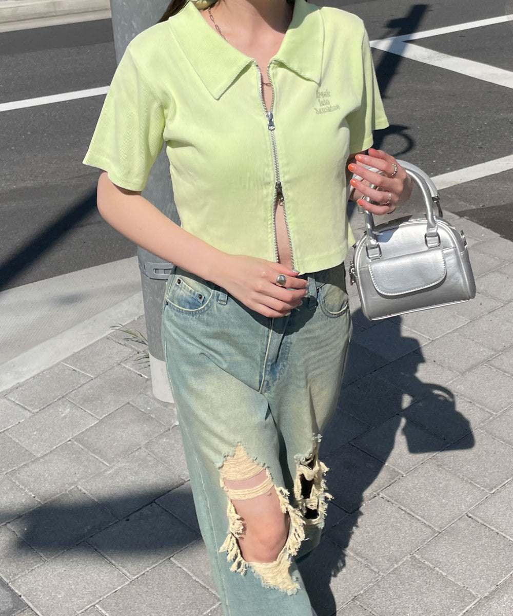 ライム　モデル:155cm F着用