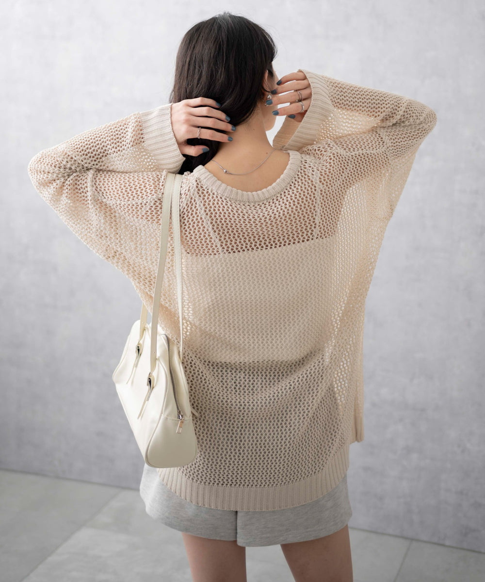 ホワイトアイボリー　モデル:161cm F着用