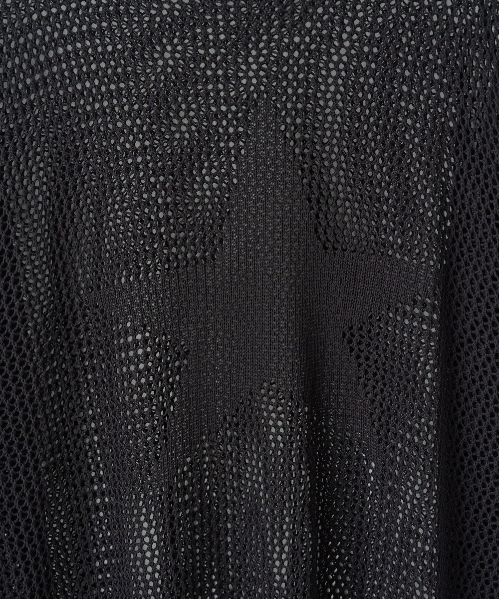 スターメッシュニットプルオーバー