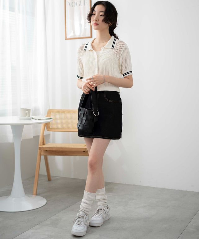 ホワイト　モデル:163cm F着用