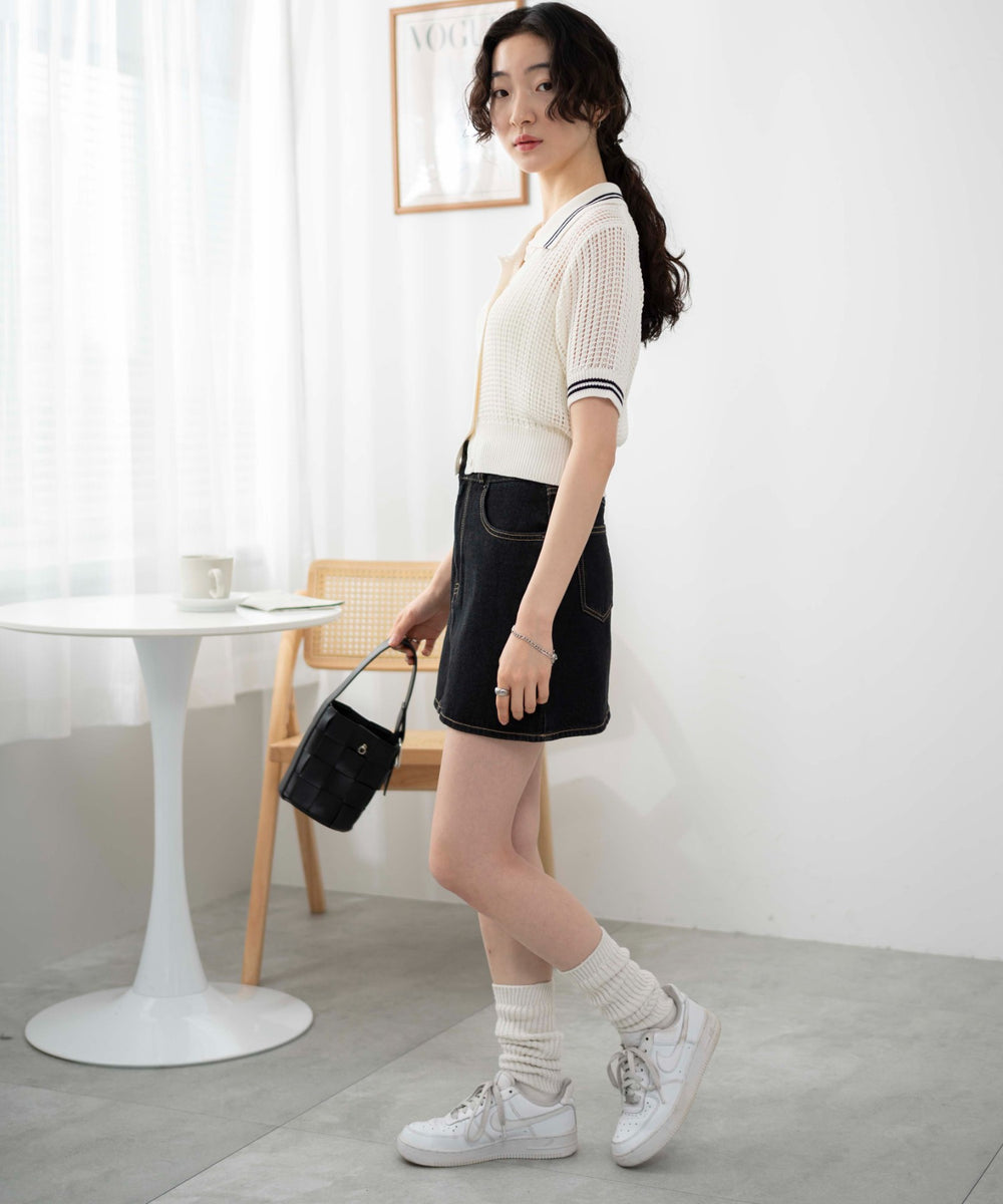 ホワイト　モデル:163cm F着用