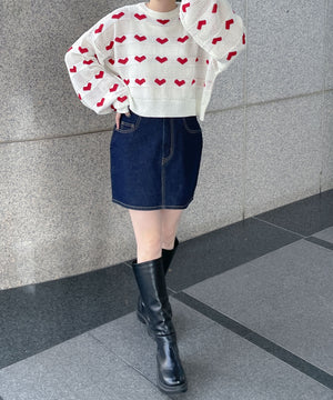 レッド　モデル:155cm F着用