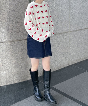 レッド　モデル:155cm F着用