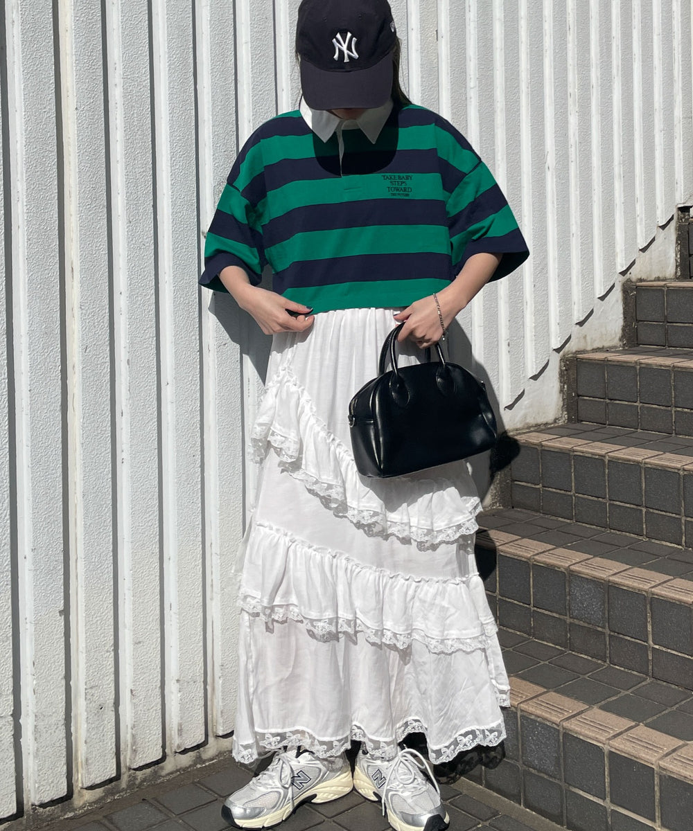 グリーン　モデル:155cm F着用