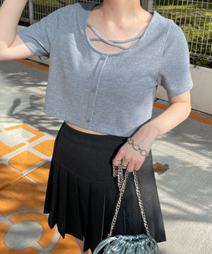 グレー　モデル:155cm F着用