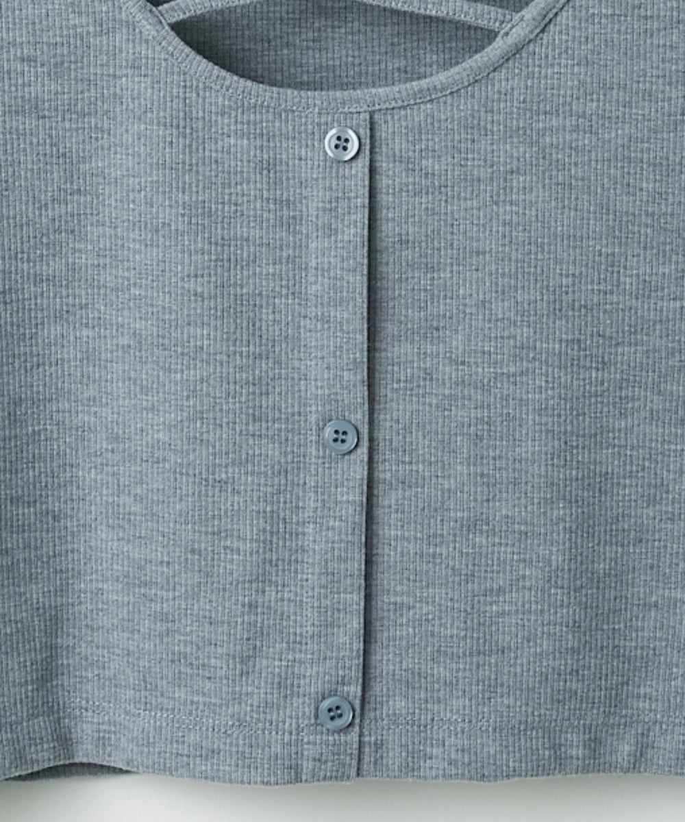 フロントクロスショートリブT