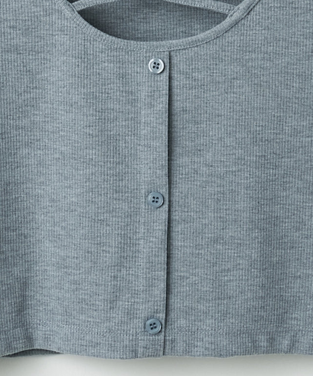 フロントクロスショートリブT