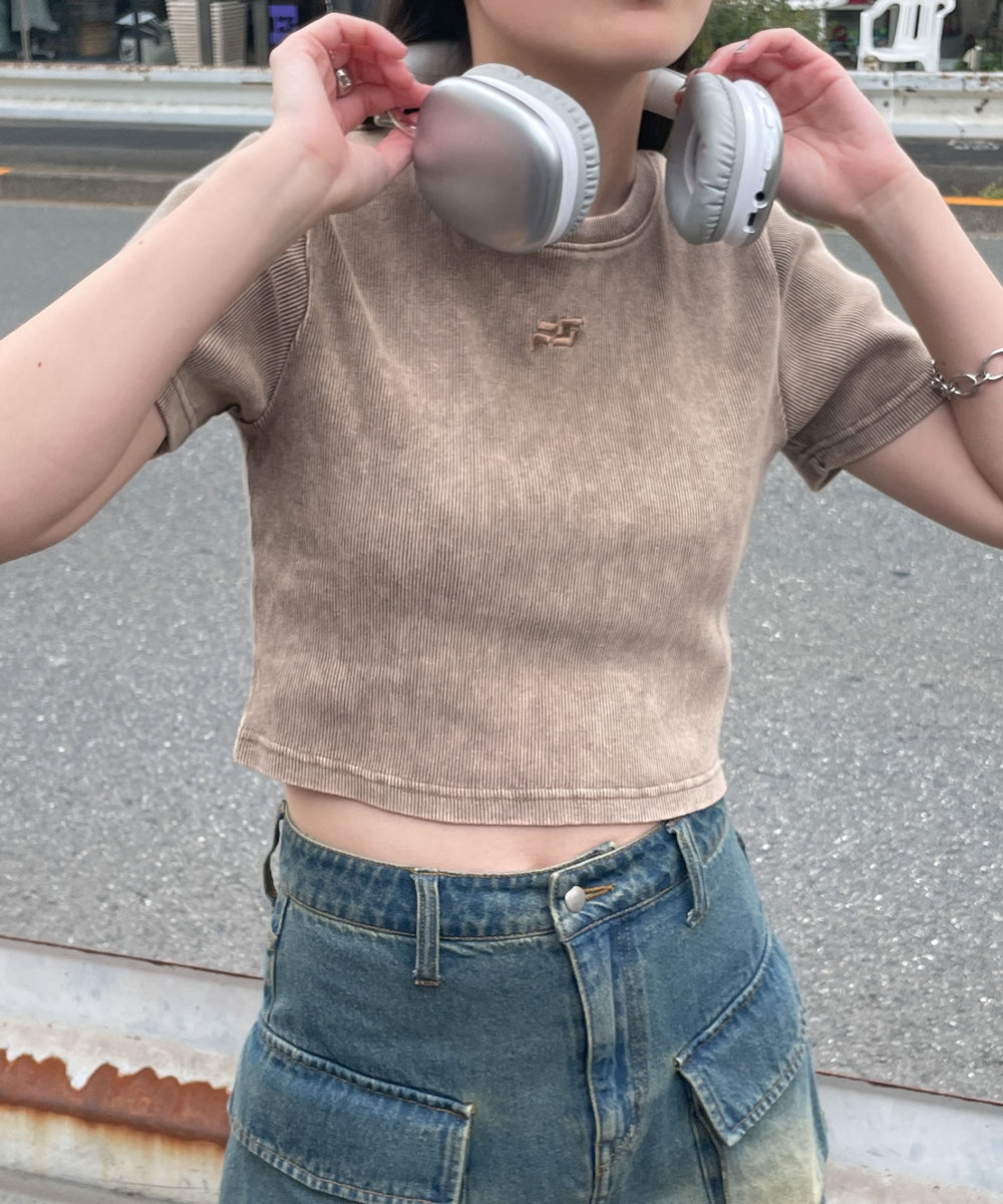 ブラウン　モデル:155cm F着用