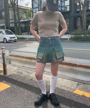 ブラウン　モデル:155cm F着用