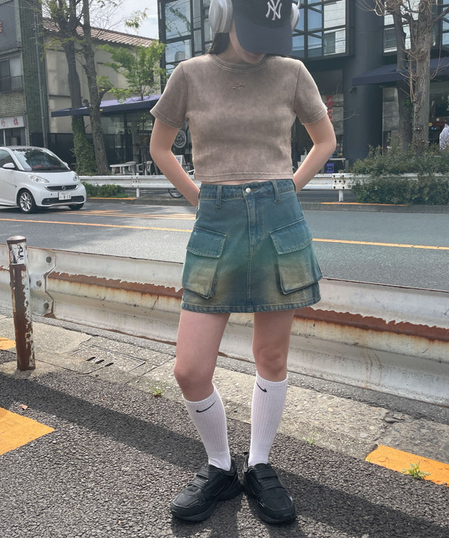 ブラウン　モデル:155cm F着用