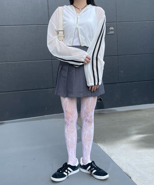 ホワイト 　モデル:155cm F着用