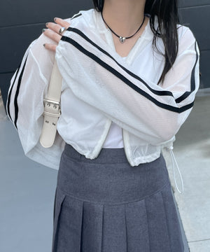 ホワイト 　モデル:155cm F着用