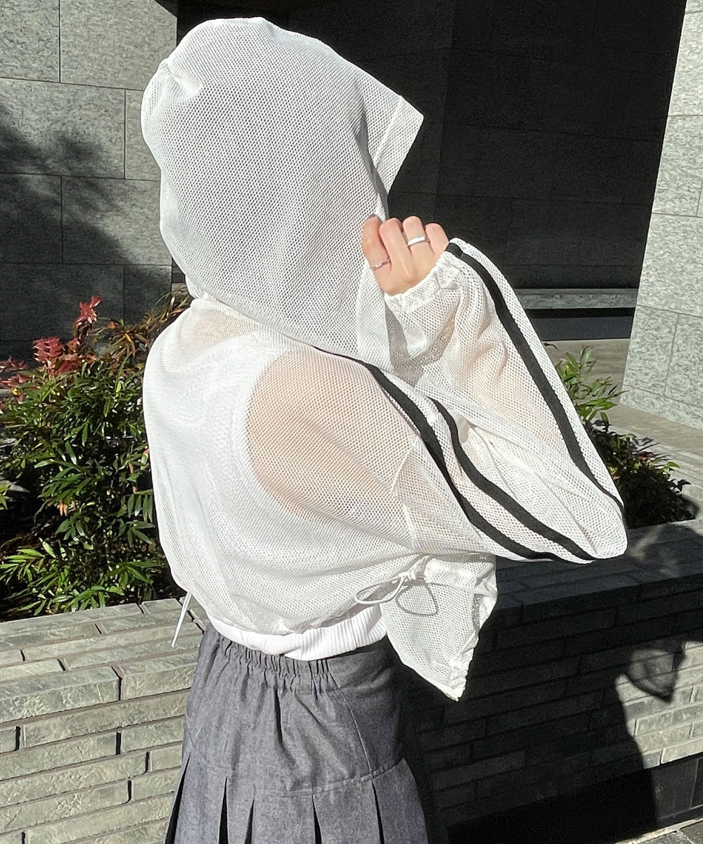 ホワイト 　モデル:155cm F着用