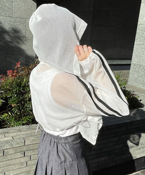 ホワイト 　モデル:155cm F着用