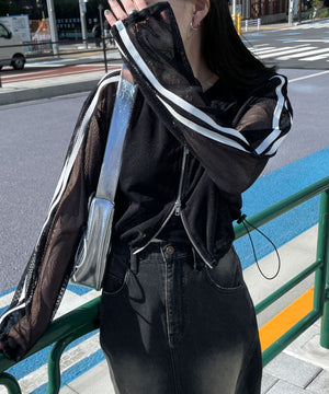 ブラック　モデル:155cm F着用