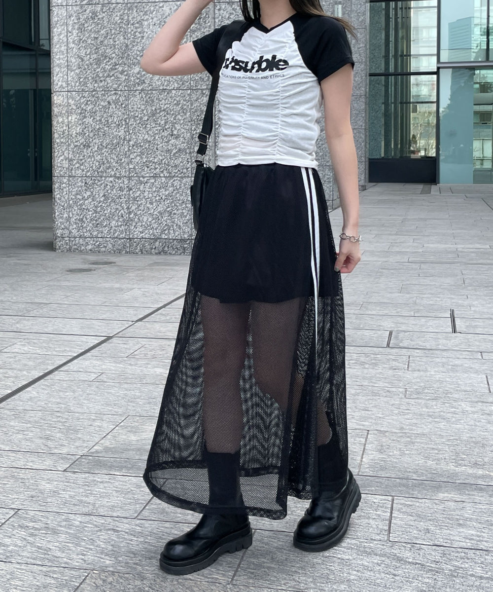 ホワイト  モデル:155cm F着用