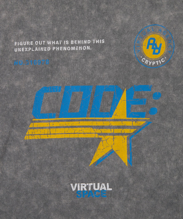 ヴィンテージウォッシュグラフィックTシャツ