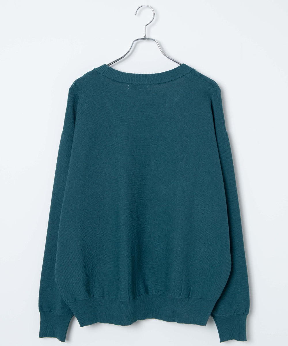 オーバーフィットドライタッチカーディガン