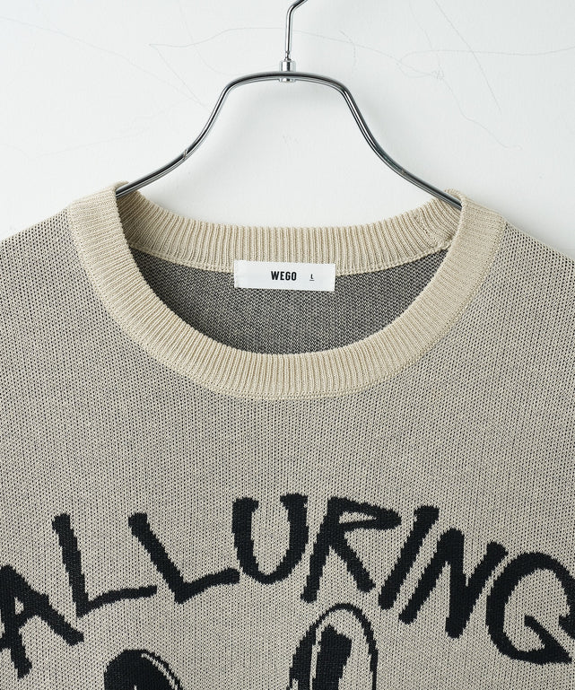 ジャガードニットプルオーバー（S）