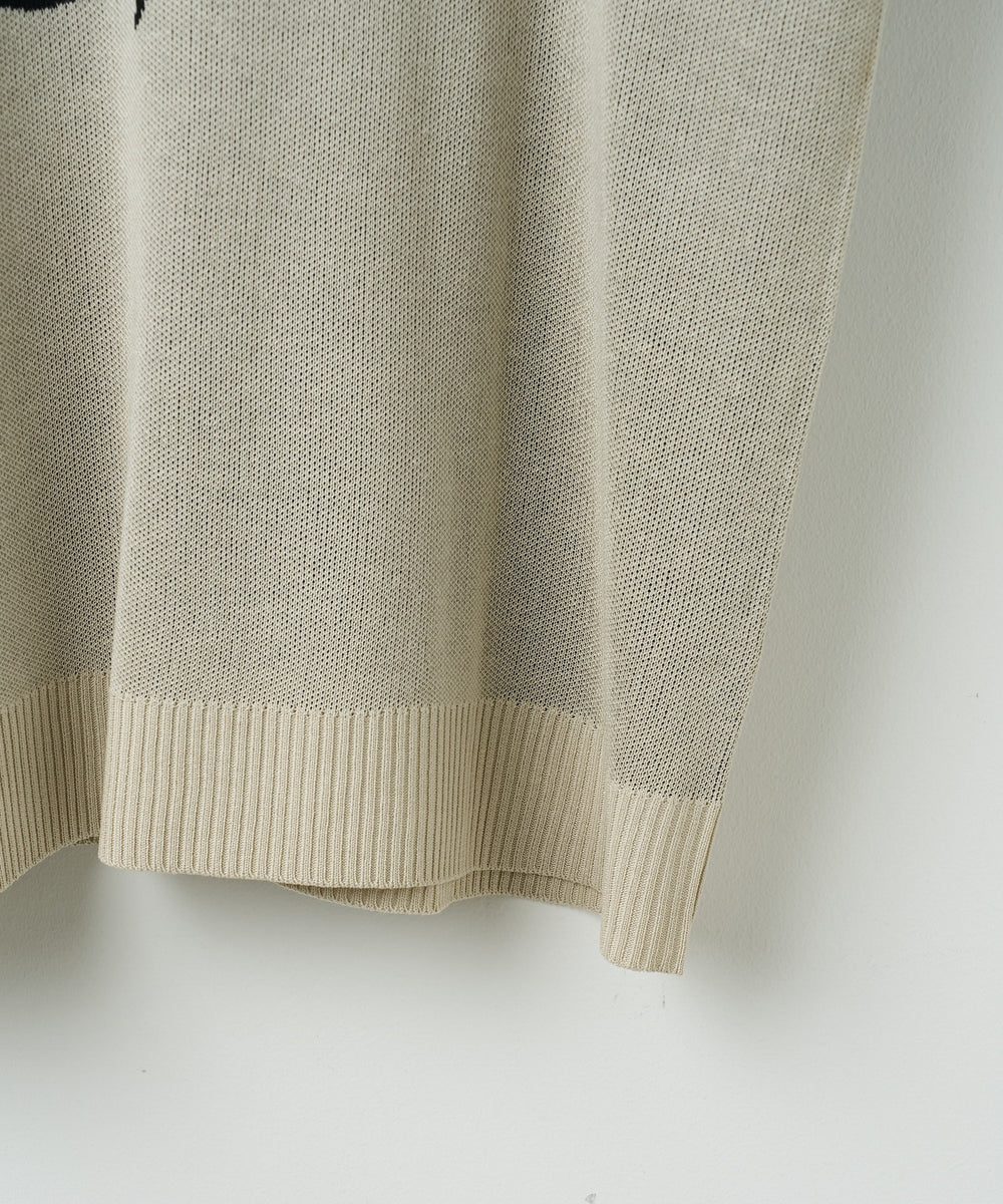 ジャガードニットプルオーバー（S）