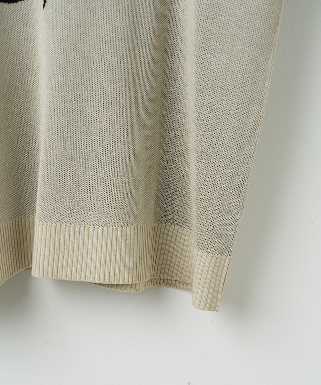 ジャガードニットプルオーバー（S）