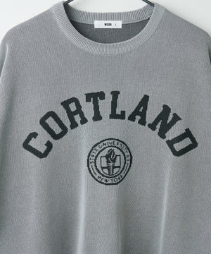 ジャガードニットプルオーバー（S）