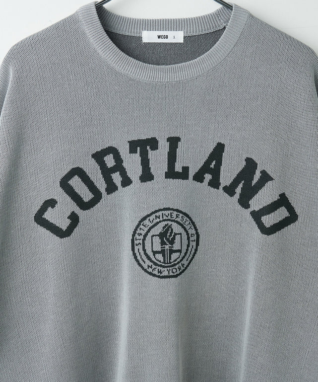 ジャガードニットプルオーバー（S）